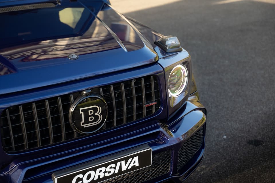 Mercedes G63 Brabus louée sur Corsiva